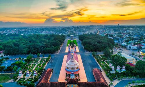 Cao Dai Temple Panorama
